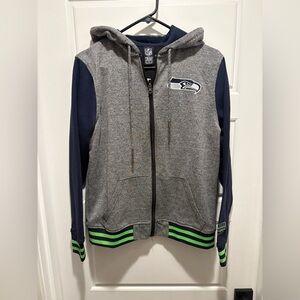Seattle Seahawks NFL Team Apparel Zip Up Hoodie - size  Small